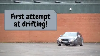 ATTEMPTING TO DRIFT A BMW 320D F30/F31 | FIRST TIME LEARNING TO DRIFT