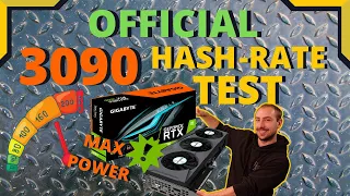 OFFICIAL Nvidia RTX 3090 Hashrate MINING TEST RESULTS! - THE MOST POWERFUL CARD EVER???