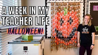 WEEK IN MY TEACHER LIFE | Updates, Lesson Ideas, & Halloween Fun | Elementary Teacher Vlog