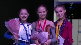 Alexandra Trusova / Russian Junior Nationals 2019 Victory ceremony