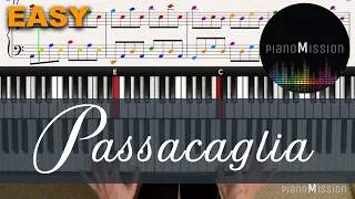 [Real Piano Tutorial] PASSACAGLIA with sheets