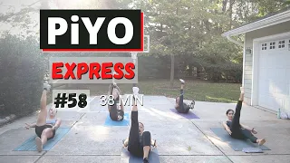38 Min PiYO EXPRESS #58 | at HOME No Equipment | Low-Impact |Yoga Flow