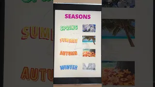 Seasons in English