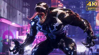 Spider-Man 2 (PS5) Venom Gameplay @ 4K 60ᶠᵖˢ ✔
