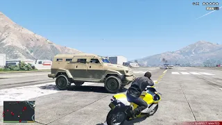 GTA 5 - Fort Zancudo Military Base Raid + Six Star Escape