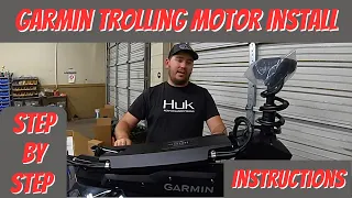 GARMIN TROLLING MOTOR INSTALL (Step by step instructions and tips)