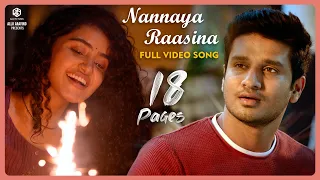 Nannaya Raasina Full Video Song | 4K | 18 Pages Songs | Nikhil, Anupama | Surya Pratap | Gopi Sundar