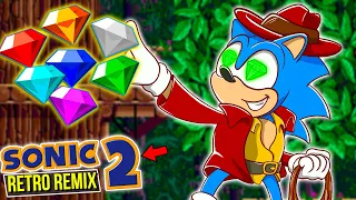 Sonic CAÇADOR de ESMERALDAS 😵| Sonic 2 Retro Remix