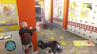 GTA 4 TLAD - Police Station Massacre + Six Star Escape