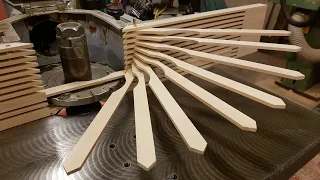 Making a folding spindle moulder fence