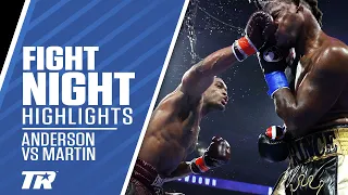 Jared Anderson Scores 1 Knockdown, Gets Tested, Gets Win over Martin | FIGHT HIGHLIGHTS