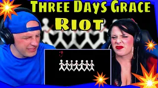 First Time Hearing Riot by Three Days Grace | THE WOLF HUNTERZ REACTIONS