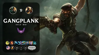 Gangplank Mid vs Akshan - NA Master Patch 14.7