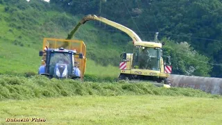 Four Fields to Go At! Krone BigX Tackles the Grass for Silage.
