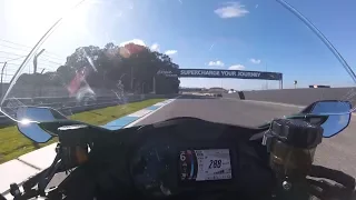 Supercharged 2018 Kawasaki Ninja H2 SX 288 km/u @ Circuit Estoril