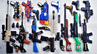 Mengumpulkan Tembak Tembakan Machine Gun Realistic Pistol AK47 Gun Sniper Elite M16 Gun Nerf Gun