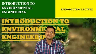 Introduction to Environmental Engineering | Christ OpenCourseWare