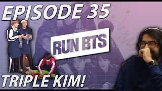 TRIPLE KIM - BTS Run Episode 35 | Reaction