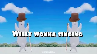 Miel pops but Willy wonka is singing TikTok llama meme - zu zu zu - mi pan zu zu zu - mi pan zum zum