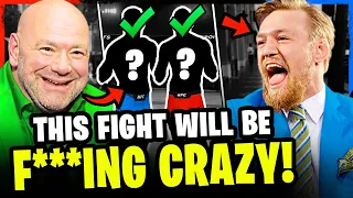 Dana White ANNOUNCES CRAZY UFC fight, Conor McGregor TROLLS MMA fans, Nate Diaz