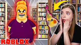 UCIEKAM ZE STRASZNEJ BIBLIOTEKI w ROBLOX 📖😱 (ESCAPE Miss Marie's Library)