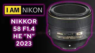 Nikon 58mm f1.4g af-s nikkor Объектив Обзор 2023 z6 z50