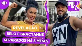 Belo e Gracyanne já estavam separados há 8 meses, diz colunista