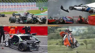 Biggest Motorsport Crashes Of 2021 Part 1 Of 2