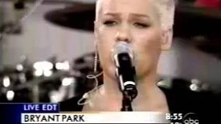 P!nk - Don't Let Me Get Me (Live @ Good Morning America)