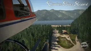 Bell 407 flight in Quatam River (X-Plane 11)