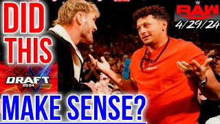 ZERO Top Stars Move Brands In BEFUDDLING 2024 WWE Draft | Did RAW 4/29 Do ANYTHING For BACKLASH?