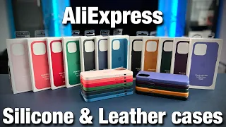 Aliexpress iPhone 13 Pro Max Leather & Silicone Case