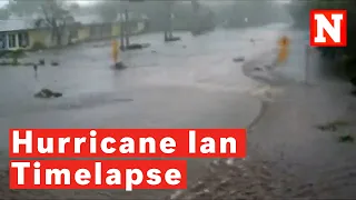 Timelapse Shows Hurricane Ian Storm Surge In Florida As It Makes Landfall