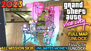 GTA vice City Full Map Unlocked Mod Android | GTA vc unlimited money | gta vc all missions skipped