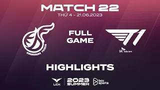 KDF vs T1 Highlights ALL GAMES | Match 22 | LCK Summer Split 2023