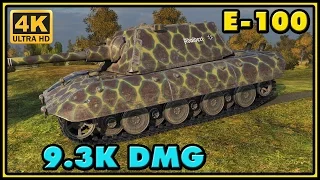 World of Tanks | E-100 - 8 Kills - 9,3K Damage Gameplay