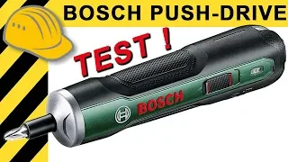 Besser als der IXO? Bosch Push Drive Akkuschrauber 3,6V TEST & Vergleich!