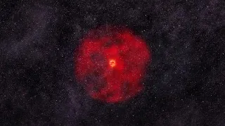 Animation of Red Giant Star Shedding Outer Layers 3