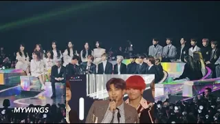 181201 BTS 방탄소년단 GLOBAL ARTIST AWARD Reaction (WANNA ONE, GFRIEND, (G)-IDLE, THE BOYZ) / MMA