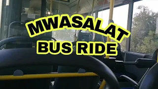 Mwasalat Bus Ride From Al Mabella To Al Gubrah Muscat Oman