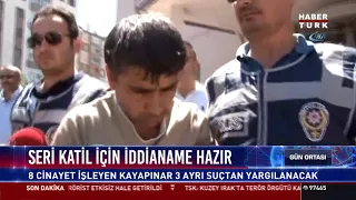 Seri katil için iddianame hazır