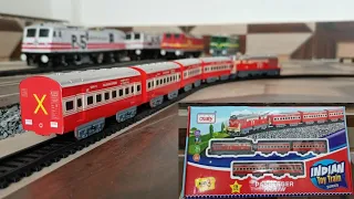 Centy Toys Indian Passenger Train Set Unboxing ● Rajdhani Express Unboxing Video  ● Indian Toy Train