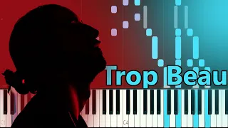 🎹 Trop Beau - Lomepal 🗣️ Piano Cover Tutoriel Facile 🎹