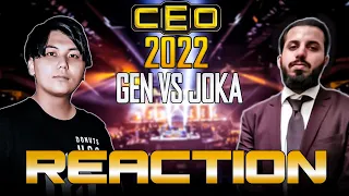 Arslan Ash Reacts to GEN Zafina vs JOKA - CEO 2022