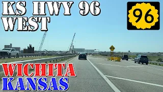 K-96 West - Wichita - Kansas - 4K Highway Drive