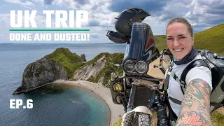 EP.6 - DONE and DUSTED - EPIC day - SOLO MOTORCYCLE TRIP UK - Cheddar Gorge - Durdle Door - Desert X