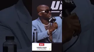 Kamaru Usman reacts to Canelo Alvarez fight 😬😨🥶 #shorts