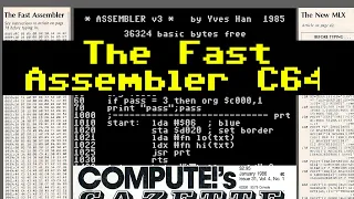 Learn C64 Assembly Language using the Fast Assembler type-in program from COMPUTE!'s GAZETTE 1986