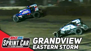 HIGHLIGHTS: USAC AMSOIL National Sprint Cars | Grandview Speedway | Eastern Storm | June 13, 2023