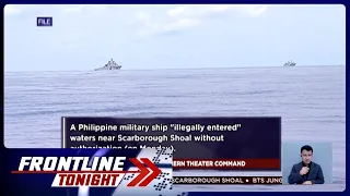 Akusasyon ng China na ilegal na pumasok ang ating barko sa Scarborough Shoal, pinalagan ng Pilipinas
